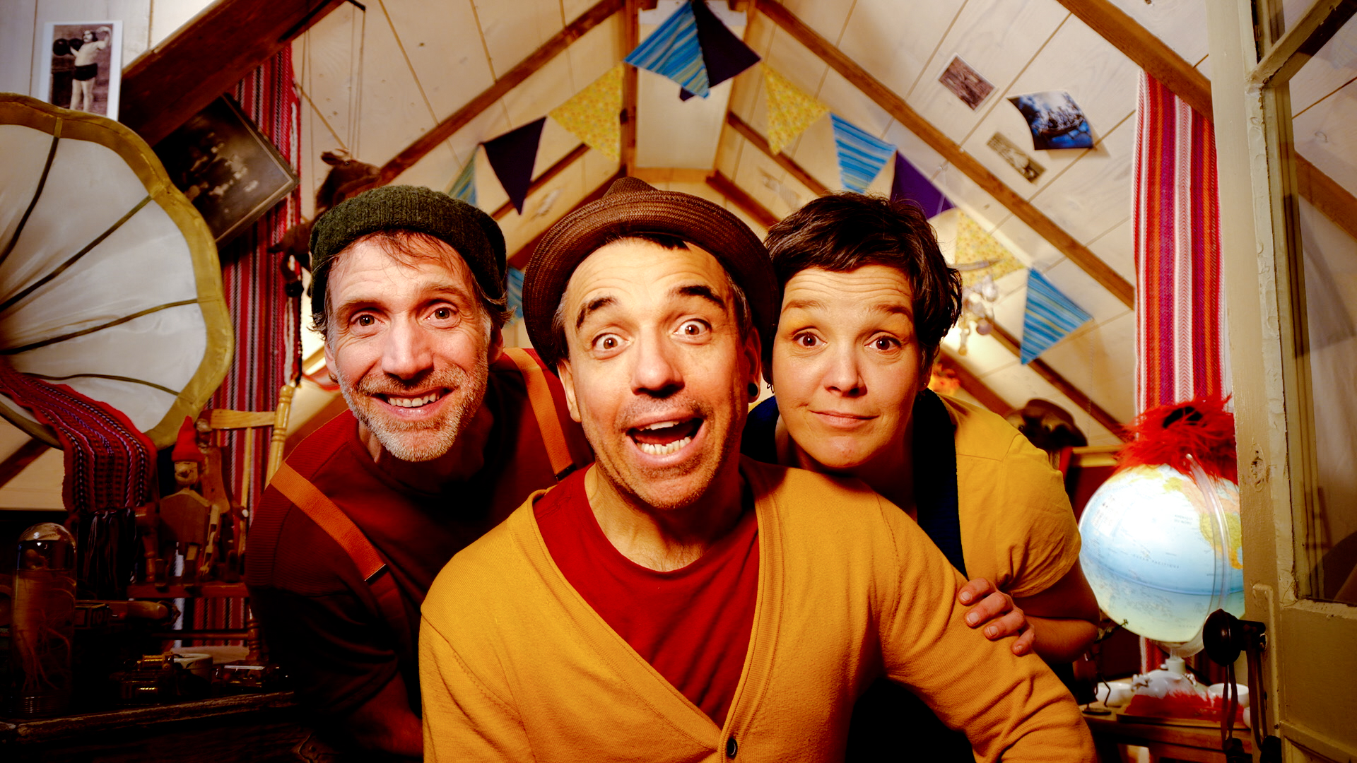 Affiche du spectacle J'm'en viens chez vous par Bon Débarras